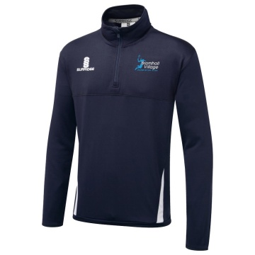 Bramhall Badminton Club Fuse Performance Top : Navy / White