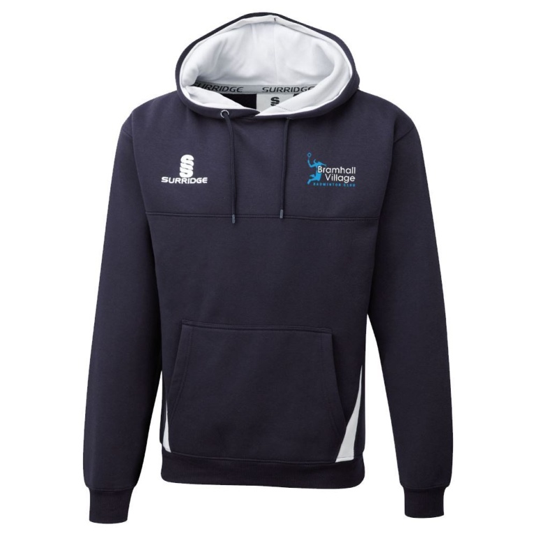 Bramhall Badminton Club Fuse Hoody : Navy / White